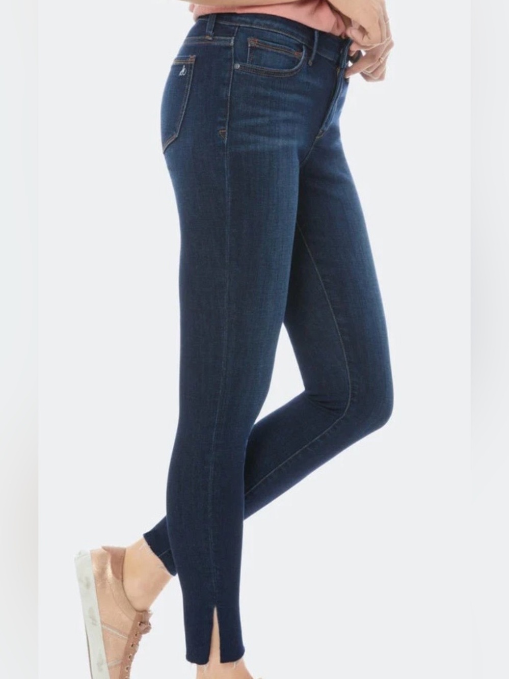 Sam Edelman The Kitten Mid Rise Skinny Ankle Jean Dark Wash, Size 30